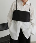 ベスト ジレ バックボタンビスチェ レディースの詳細画像4
