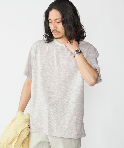 SHIPS（シップス） tシャツ SHIPS: リネン ライク スラブ ショート