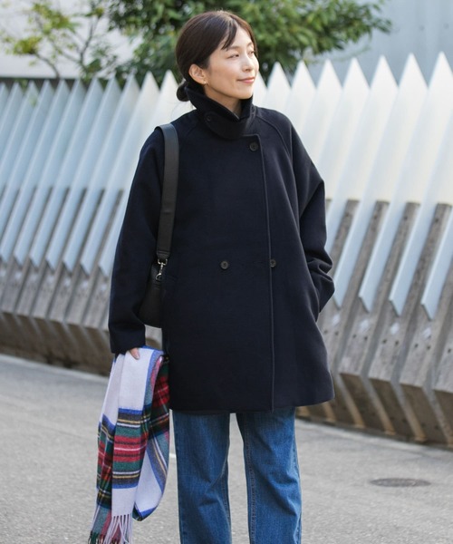 未使用！URBAN RESEARCH DOORS 2WAYコート ネイビー 38 アーバンリサーチ ドアーズ URBAN RESEARCH DOORS 『UR TECH』ミドル丈