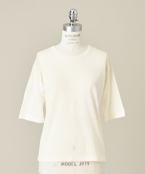 ベスト ジレ 「conte」クルーネック ニットTシャツ レディース conte ベスト ジレ 「conte」クルーネック ニットTシャツ