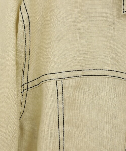 CLANE ジャケット サイズ ２ CLANE ブルゾン アウター 「CLANE/クラネ」LINEN SHIRT JACKET