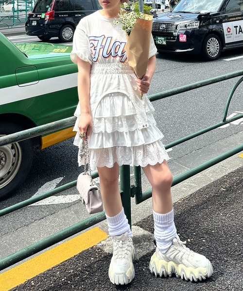 Alley Tokyo ワンピース フリフリのキャミワンピ : ZOZOTOWN