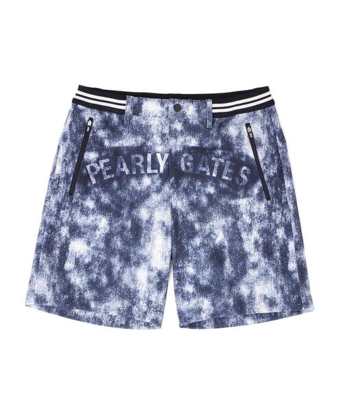 PEARLY GATESメッシュパンツ Peメッシュショートパンツ ＜ベジタブルロゴ柄＞ | PEARLY GATES