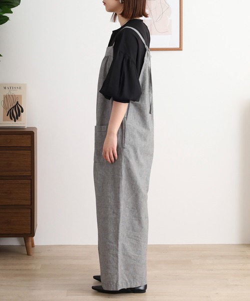 uncrave サロペット オーバーオール リネン100 麻 定価18700円 uncrave サロペット オーバーオール リネン100 麻 定価18700円