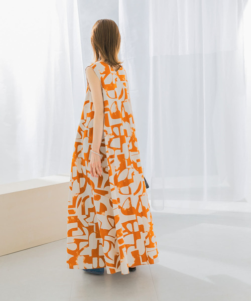 夏らしさ全開♪【Coach】鮮やかプリント マキシ丈ドレス ワンピース サマープリントワンピース : ZOZOTOWN Yahoo!店