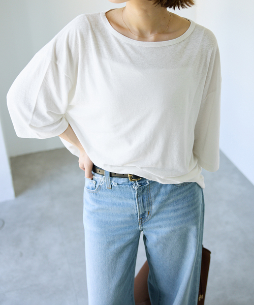 ONIT x SLOBE IENA別注 BIG TEE ※Tシャツのみ 2枚セット/追加》Plus by ONIT/オニット SLOBE別注 BIG TEE
