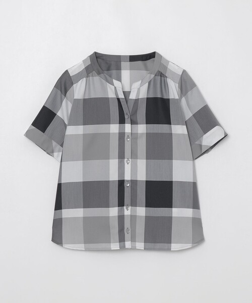 ブラウス シャツ 「WEB限定」クレストブリッジチェックライトクロッシングツイルスキッパーブラウス レディース BLUE LABEL CRESTBRIDGE ブラウス シャツ 「WEB限定」クレスト