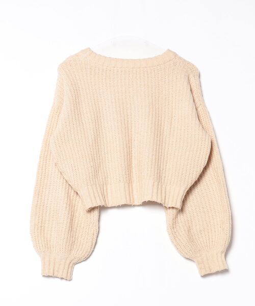 「LILY BROWN」 長袖ニット FREE ベージュ レディース_画像2