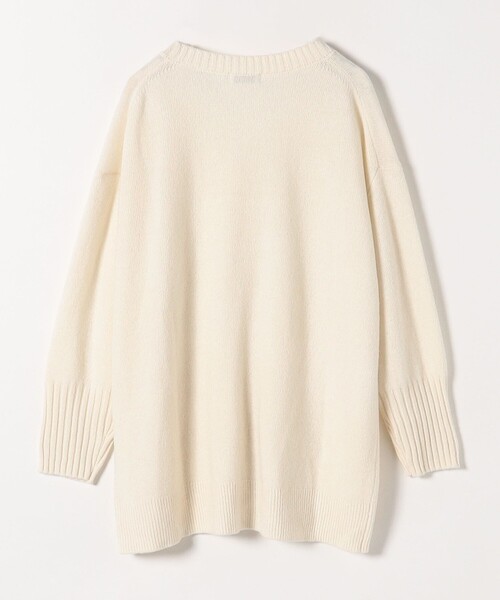 「SHIPS any」 ニットカーディガン ONE SIZE ライトグレー レディース_画像4