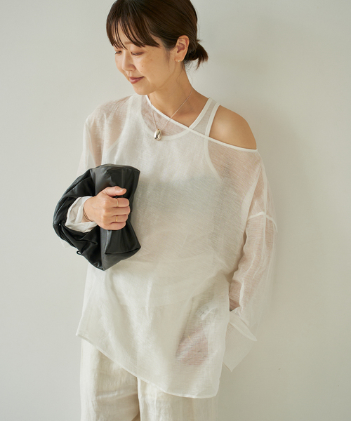 プラージュ シアーブラウス plage ブラウス シャツ Mesh Sheer レディース : ZOZOTOWN Yahoo