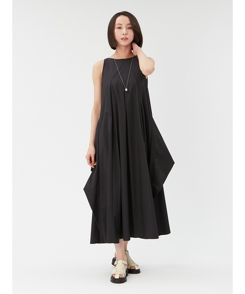 FRAY I.D ノースリーブワンピース黒 FRAY I.D 「FRAY I.D」 ノースリーブワンピース 0 ブラック