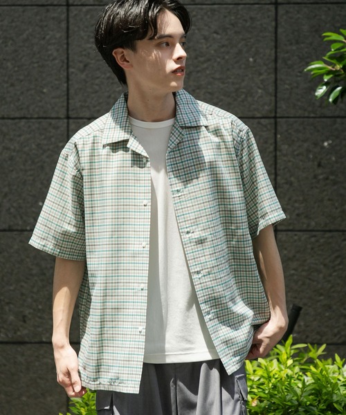 SENSE OF PLACE by URBAN RESEARCH シャツ チェックオープン