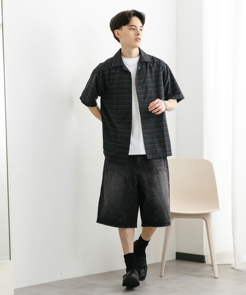 SENSE OF PLACE by URBAN RESEARCH シャツ チェックオープン