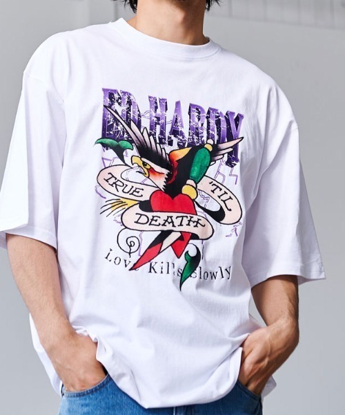 Ed Hardy（エド・ハーディー） tシャツ 「ED HARDY/エドハーディー
