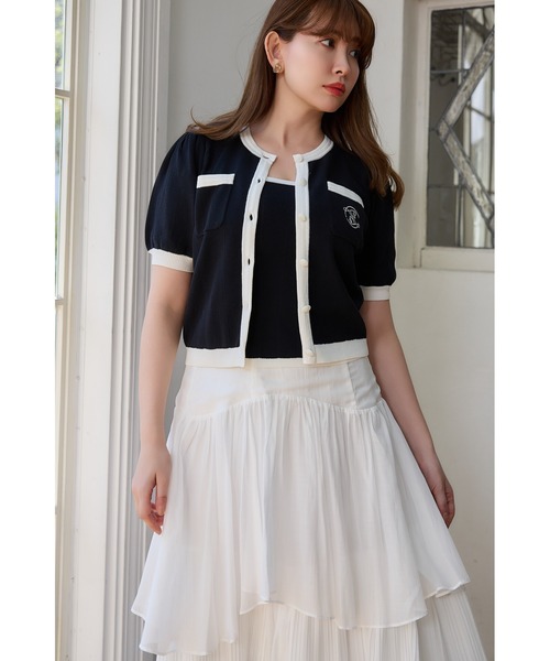 Her lip to アンサンブル Siena Bicolor Rib Knit Set