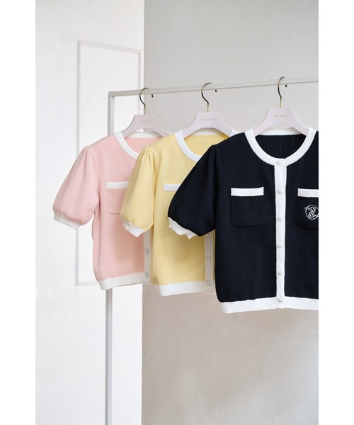 Her lip to アンサンブル Siena Bicolor Rib Knit Set : ZOZOTOWN