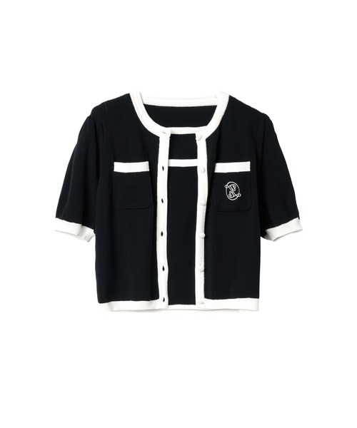 Her lip to アンサンブル Siena Bicolor Rib Knit Set