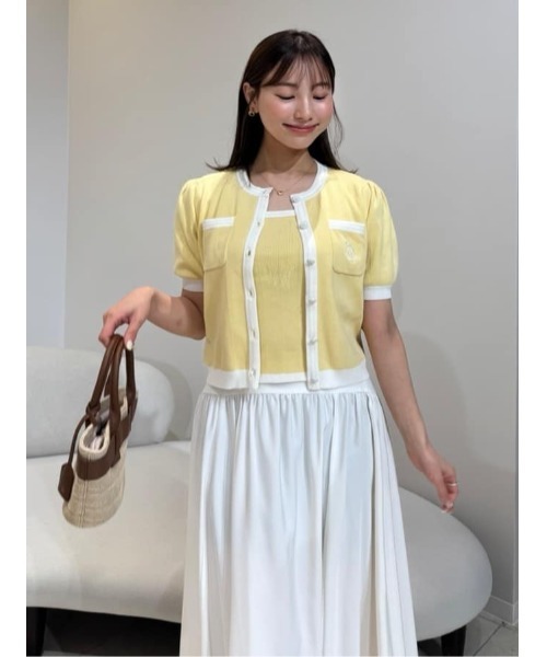 Herlipto＊Siena Bicolor Rib Knit Set Her lip to アンサンブル Siena Bicolor Rib Knit Set : ZOZOTOWN