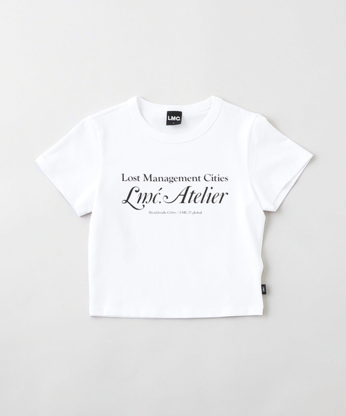 tシャツ LMC / エルエムシー WM LMC ATELIER SLIM CROPPED TEE レディース LMC tシャツ / エルエムシー WM ATELIER SLIM CROPPED TEE