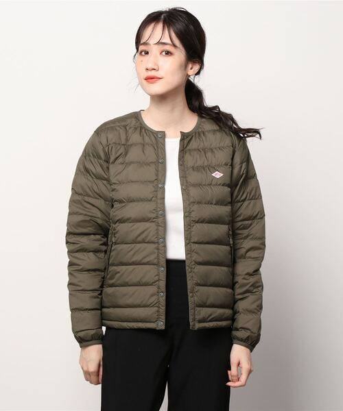 新品★ダントン★ダウンジャケット OLIVE M Danton（ダントン） ダウンジャケット M オリーブ レディース