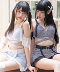 水着 ハートバックルアシメシャーリング水着 レ...の詳細画像5