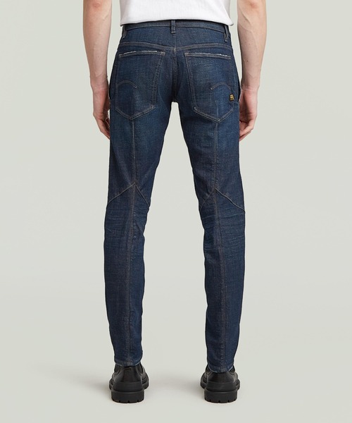 【G-STAR RAW】3D立体裁断/デニムパンツ/テーパード/鬼フェード G-STAR RAW ジーンズ D-STAQ 3D SLIM JEANS/立体裁断スリムテーパード