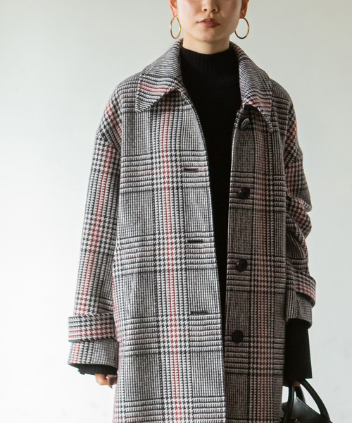 「NOBLE」 ステンカラーコート 38 ブラック レディース_画像5