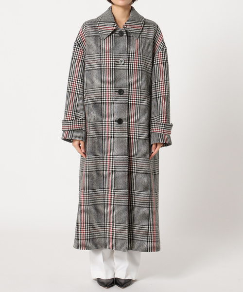 「NOBLE」 ステンカラーコート 38 ブラック レディース_画像6