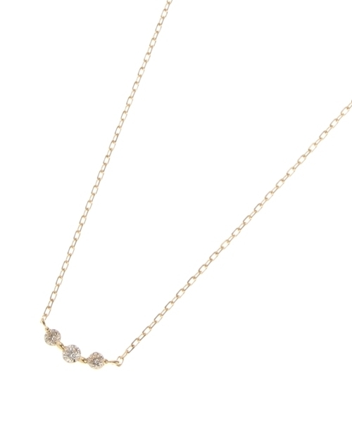 COCOSHNIK（ココシュニック） ネックレス K18ダイヤモンド
