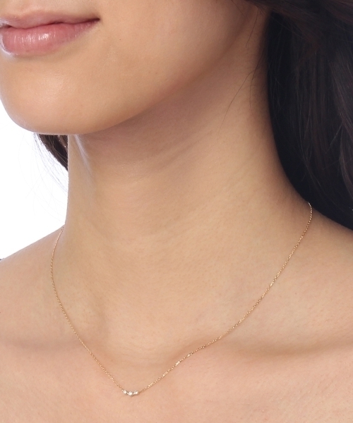 COCOSHNIK（ココシュニック） ネックレス K18ダイヤモンド