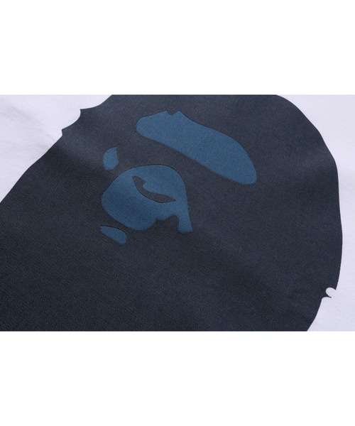 A BATHING APE tシャツ DENIM BIG HEAD TEE レディース