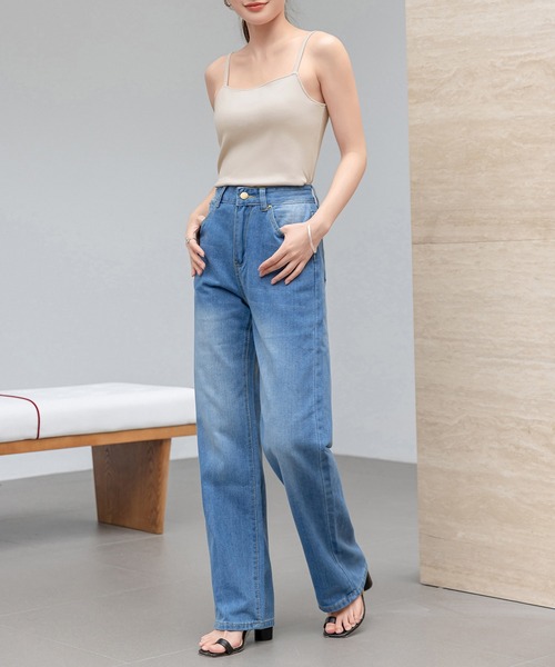 DAY CLOSET キャミソール 「パッド付き」デコルテと背中をキレイ魅せ
