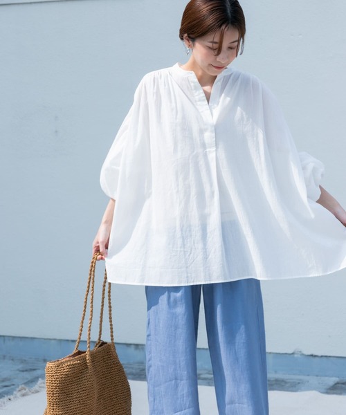 URBAN RESEARCH DOORS 「URBAN DOORS」 長袖ブラウス MEDIUM