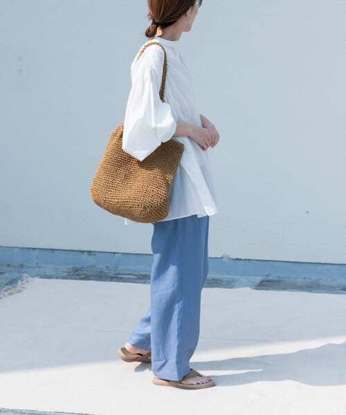 「URBAN RESEARCH DOORS」 長袖ブラウス MEDIUM オフホワイト レディース URBAN RESEARCH DOORS 「URBAN DOORS」 長袖ブラウス MEDIUM