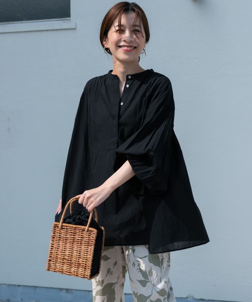 「URBAN RESEARCH DOORS」 長袖ブラウス MEDIUM ナチュラル レディース URBAN RESEARCH DOORS 「URBAN DOORS」 長袖ブラウス MEDIUM