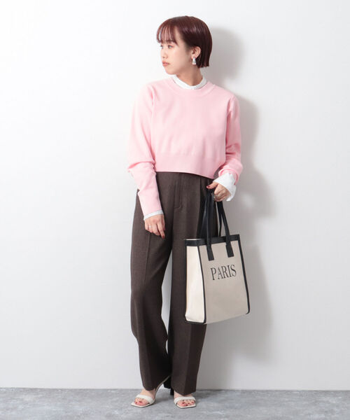 「NOLLEY'S」 パンツ 34 グレー系その他3 レディース_画像2