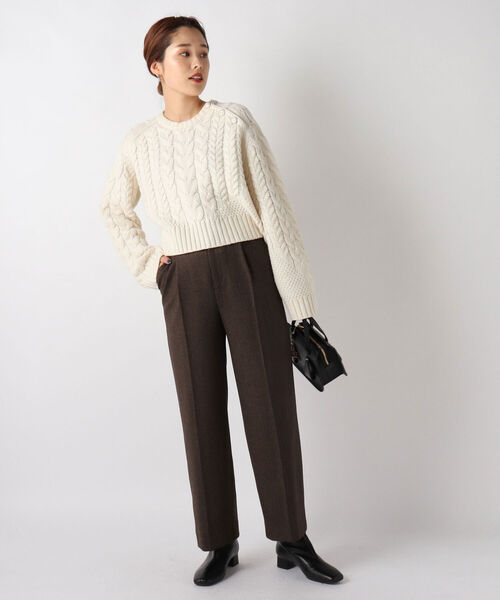 「NOLLEY'S」 パンツ 34 グレー系その他3 レディース_画像4