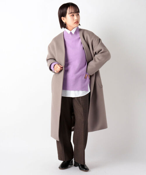 「NOLLEY'S」 パンツ 34 グレー系その他3 レディース_画像6