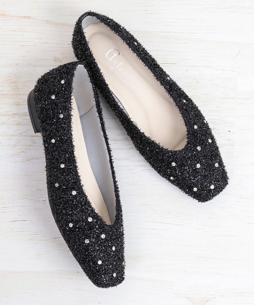 [artemis by DIANA] Flat туфли-лодочки 23.5cm черный женский 
