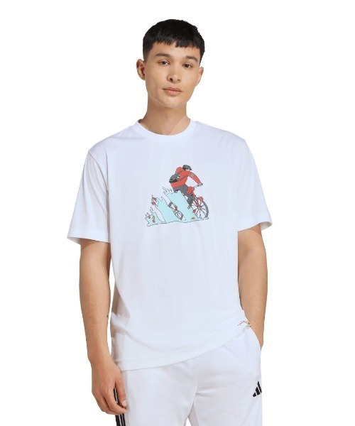 adidas（アディダス） tシャツ クライマクール ドゥードル ハント