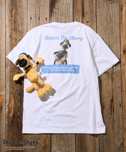 tシャツ Shaun the Sheep/ひつじのショーン 「Shaun the Sheep」バックプリントTシャツ/ひつじのショーン バックプリント