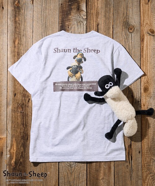 tシャツ Shaun the Sheep/ひつじのショーン 「Shaun the Sheep」バックプリントTシャツ/ひつじのショーン バックプリント FREAK'S STORE tシャツ Shaun the Sheep/ひつじのショーン