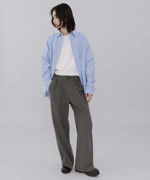 WEGO（ウィゴー） スラックス WEGO/ローライズバギーフレアスラックス