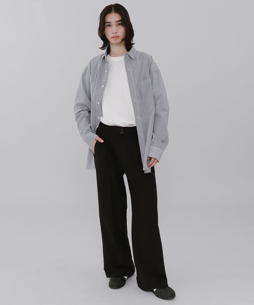 WEGO（ウィゴー） スラックス WEGO/ローライズバギーフレアスラックス