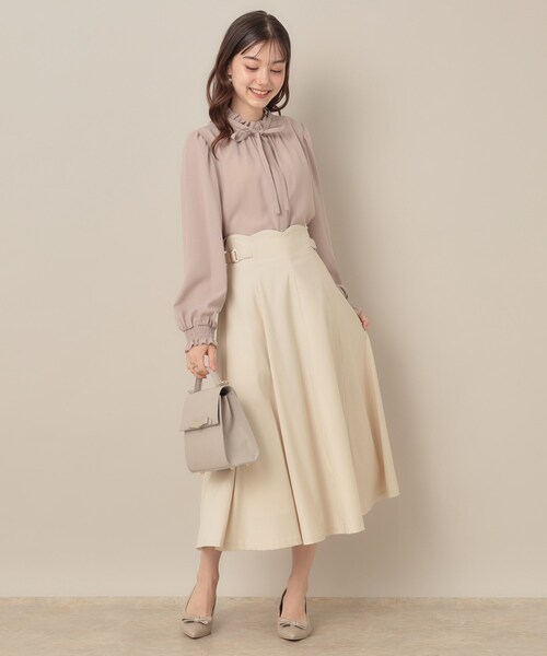 Couture Brooch スカート 「大人可愛い・通勤」スカラウエスト