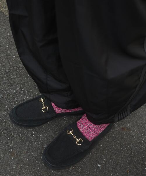 MANEBU（マネブ） ローファー BITCH SLIPPER SUEDE ビットローファー