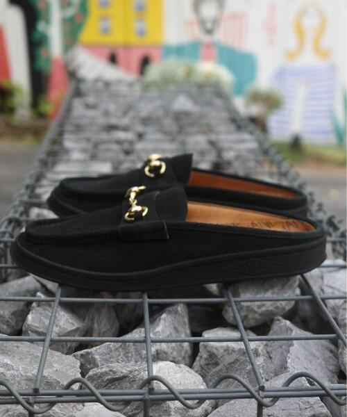 MANEBU（マネブ） ローファー BITCH SLIPPER SUEDE ビットローファー