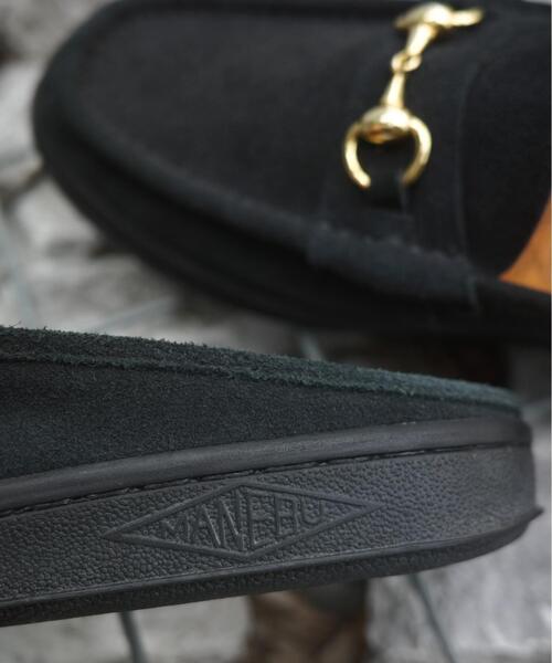 MANEBU（マネブ） ローファー BITCH SLIPPER SUEDE ビットローファー