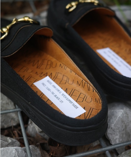 【美品】MANEBU スウェード スリッパ シューズ　42 BITCH SLIPPER 