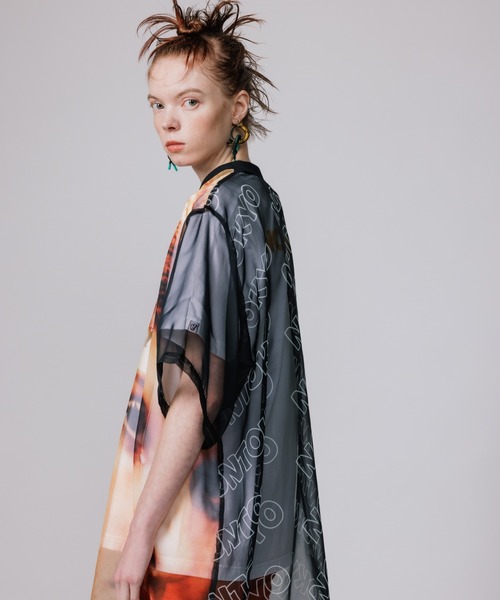 「NON TOKYO」 半袖カットソー FREE ブラック レディース_画像3